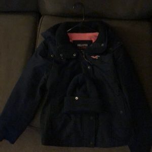 Hollister all weather jacket and matching beenie